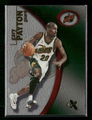 Gary Payton 2000-01 E-X #85 Seattle SuperSonics