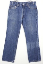 Vintage Levis 517 Denim Blue Jeans Mens 38x32 36" Bootcut Made in USA ISSUES 