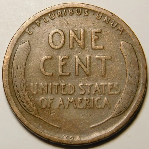 1909 VDB Lincoln Wheat Cent Penny G-VG  "Actual Coin Pictured"
