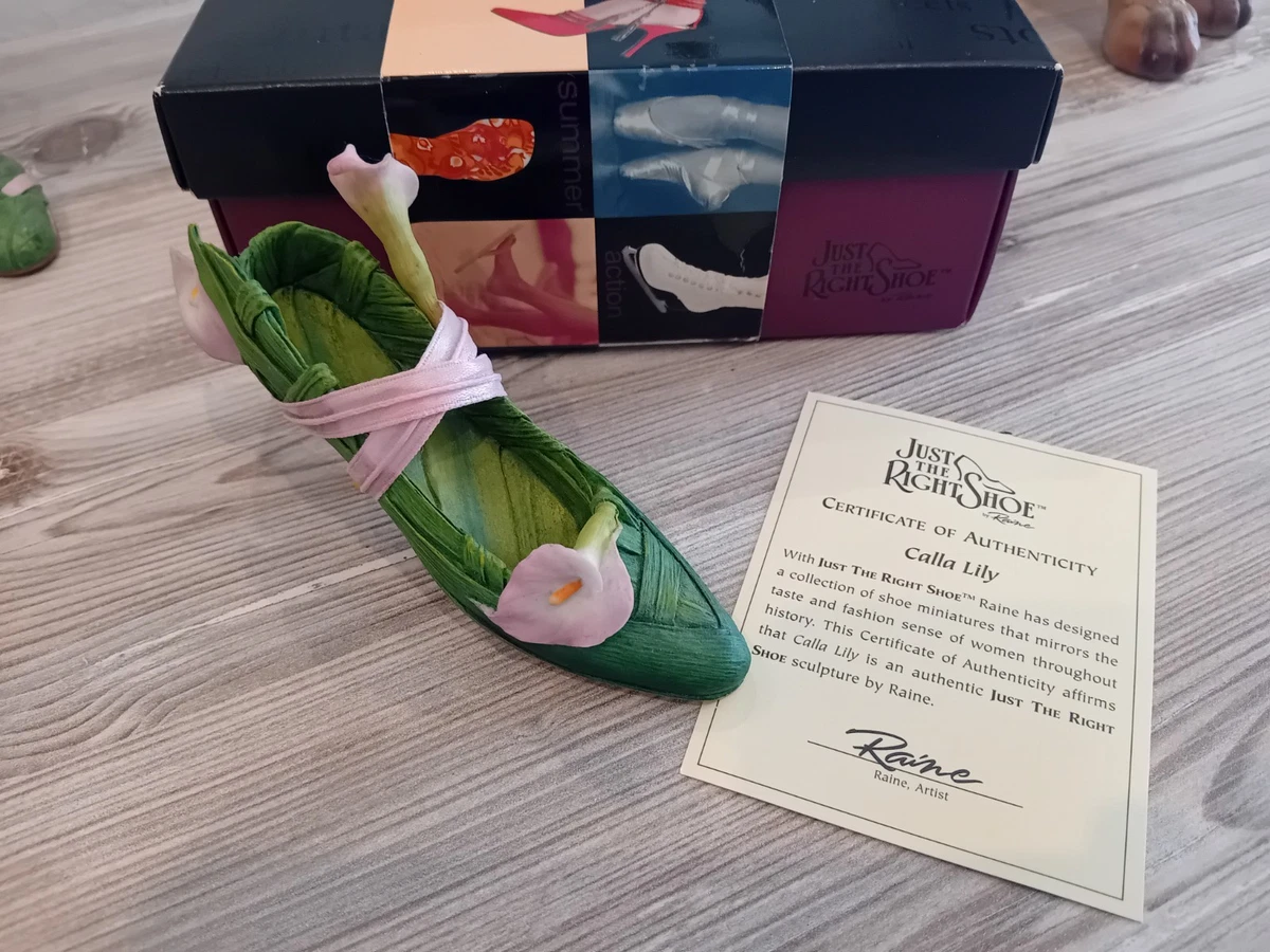 just the right shoe CALLA LILY 25092 sammler miniaturen, Sammlerauflösung