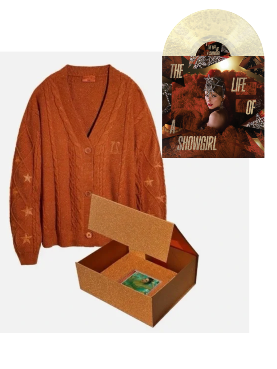 Taylor Swift Life Of A Showgirl Cardigan Box Set M/L with one