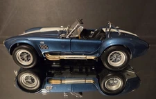 NEW!  WIX Filters:  1965 Shelby Cobra 427 S/C,  Blue/White, 1:24 Diecast, COA