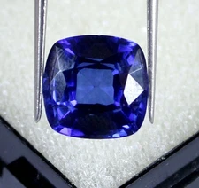 Blue Sapphire 3.55 Carat Natural Cushion Cut Loose Gemstone Certified T13623