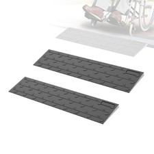  2 Pack Rubber Threshold Ramp for Doorway 1" Rise,Wheelchair Ramp with Non-silp 
