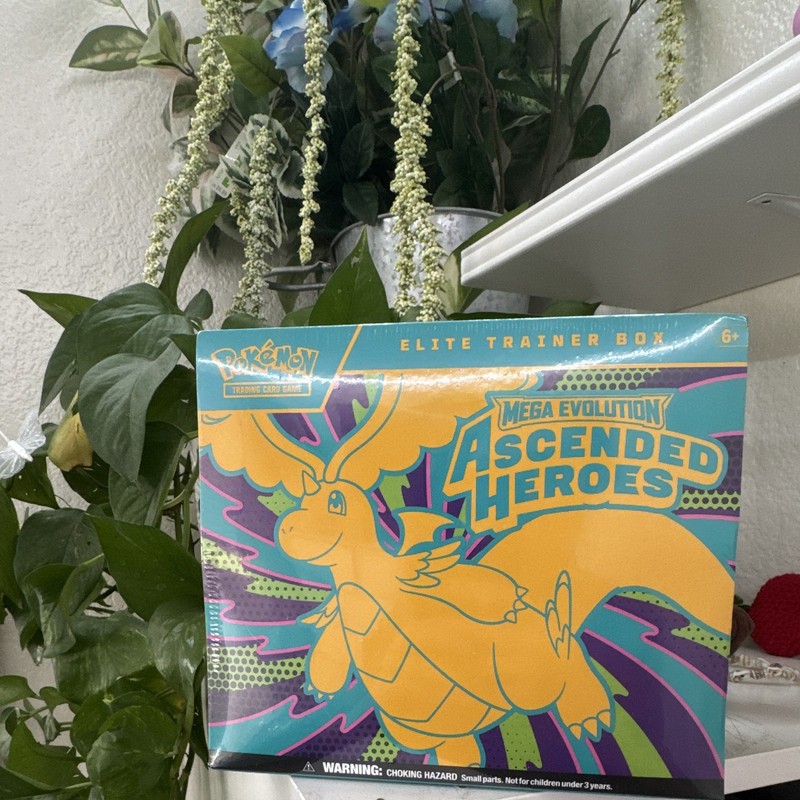 Pokémon TCG Mega Evolution Ascended Heroes Elite Trainer Box Promo Dragonite 65