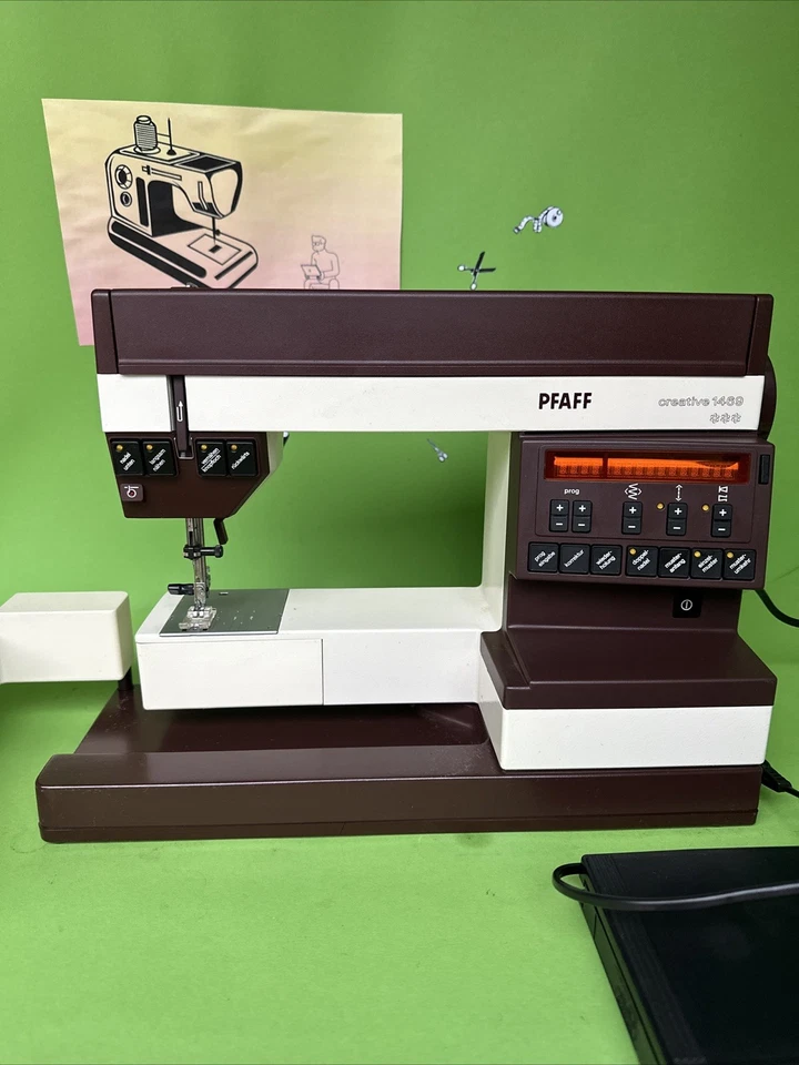 Nähmaschine Pfaff Creative 1469 mit Zubehör und Koffer Top ✅ - Bild 2 von 4
