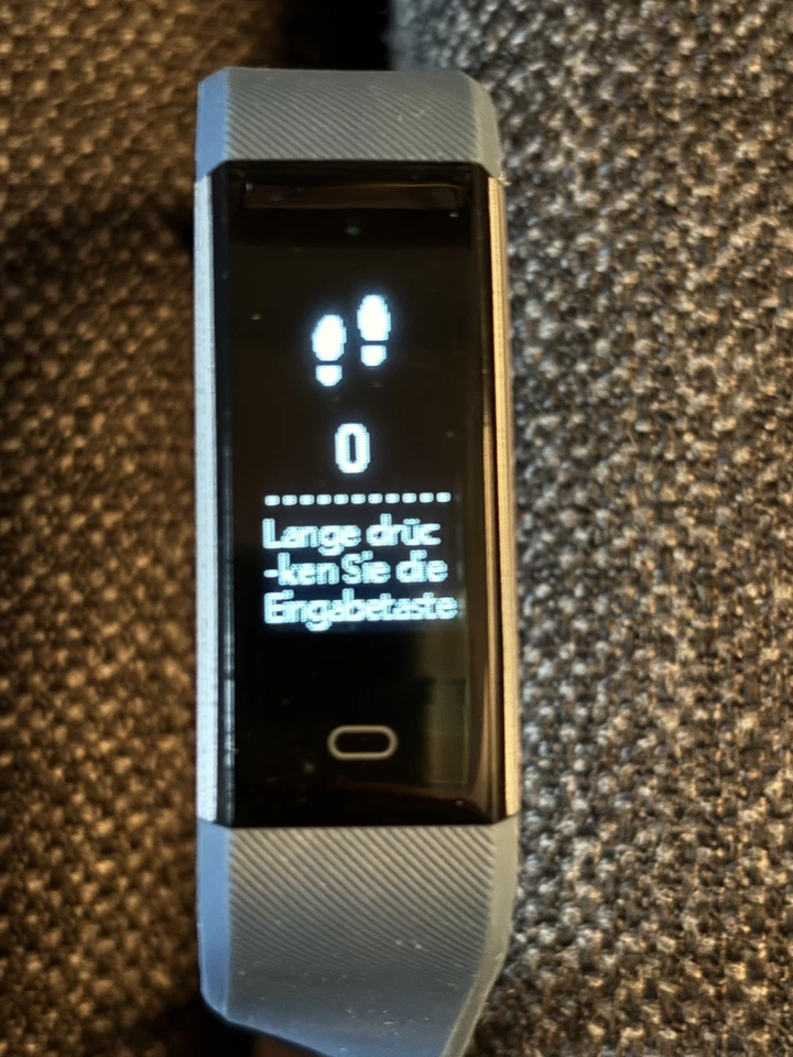 Fitnessuhr Fitnesstracker Yamay schwarz USB VeryFitPro App-nutzbar Anleitung - Bild 2 von 4