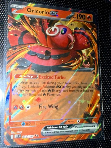 Oricorio ex 18/98 Phantasmal Flames Pokémon English NM/M RARE CARD