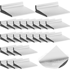 Pangda 25 Pcs Door Corner Seals, Self Adhesive,Classic,White Classic, White