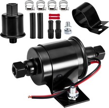 Electric Fuel Pump Low Pressure, 12V Inline Universal Diesel Gasoline 4-7 PSI