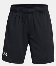 Under Armour Boys' Tech Mesh Shorts Size Medium Black