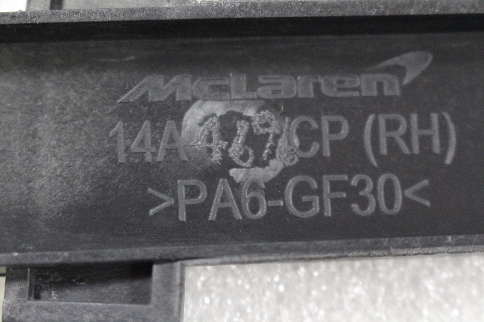 McLaren 720s, RH, Right, Headlamp Mount Bracket, Used, P/N 14A4696CP