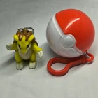 Vintage Pokemon Sandslash Nintendo, 1999 Burger King Kids Meal Toy W/ Pokeball