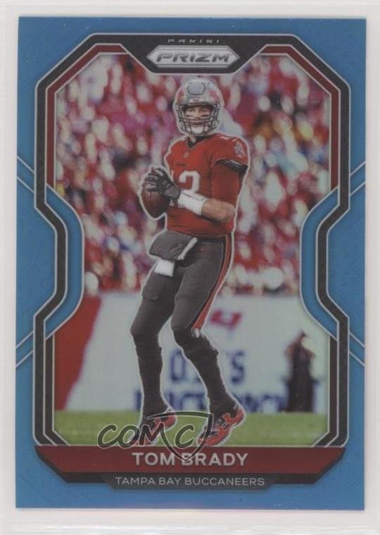 2020 Panini Prizm Light Blue Prizm Tom Brady #255 04ag