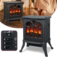 Elektrischer Kamin Elektrokamin LED Kamin Heizgerät Standkamin Radiator Deko DE