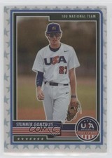 2023 Panini USA Baseball Stars & Stripes White Prizm 64/99 Stunner Gonzales u6m
