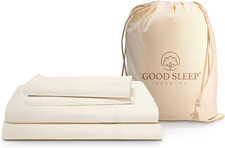 Good Sleep Bedding 100 Cotton Sheets - Twin XL 4 Pc Sheet Set, Soft Breathabl