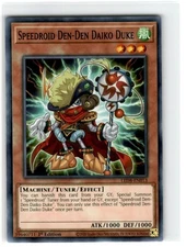 Yu-Gi-Oh! Speedroid Den Den Daiko Duke Common LED8-EN013 Lightly Played 1st