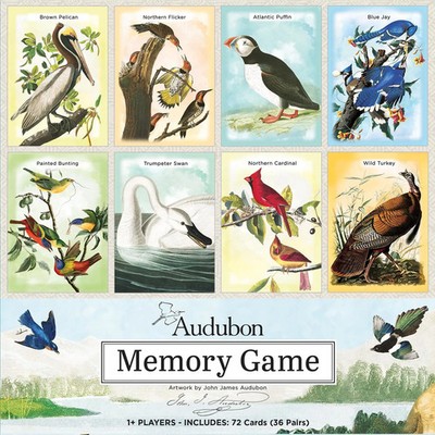 Audubon Memory Matching Game   Bird-Themed Cards