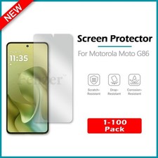 1-100 LOT LCD Ultra Clear HD Screen Shield Phone Protector for Motorola Moto G86