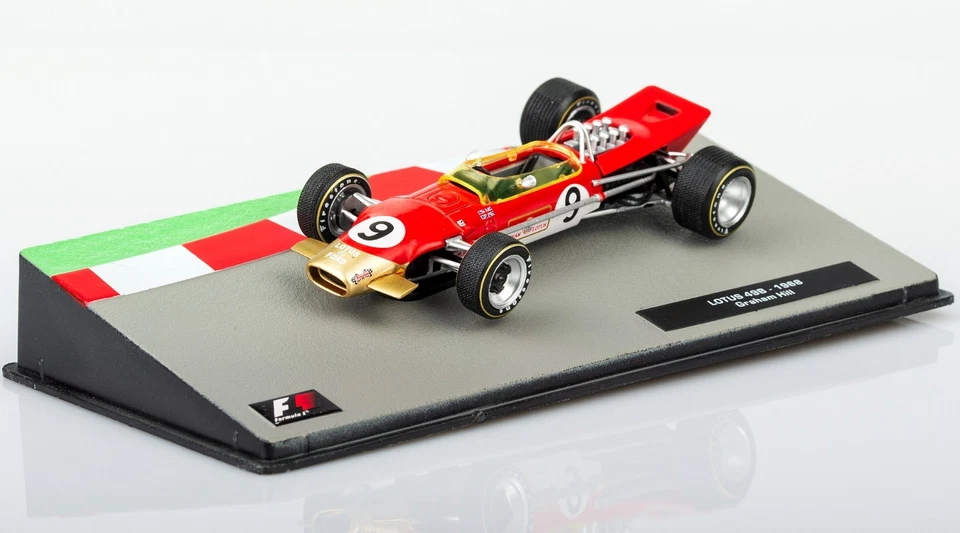 Lotus 49B Graham Hill 1968 Scala 1:43 Modellino Formula 1 Storico F1 - Immagine 3 di 4