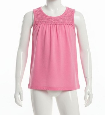 Epic Threads Little Girls' Pink Crochet Tank Top Size 2T