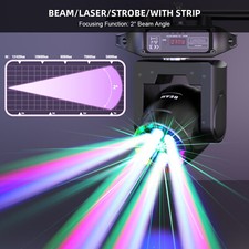 150W LED Beam Gobo Moving Head Light Laser Stage Lighting DMX Club Party Disco