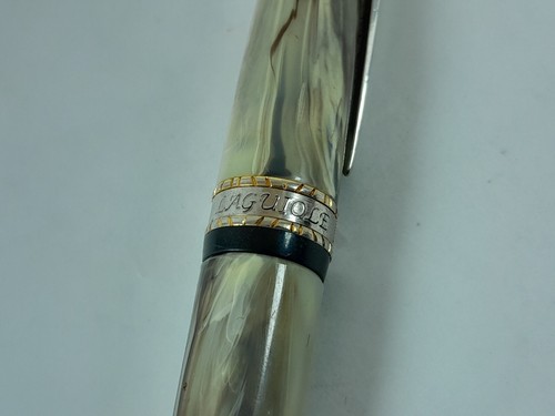 PLUMA FUENTE FRANCESA DE COLECCIÓN LAGUILE EGRITE PLÁSTICO MÁRMOL - Imagen 5 de 12