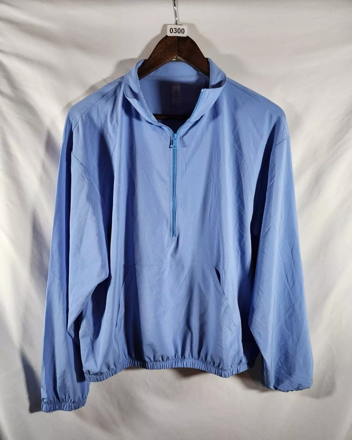 beyond-yoga lightweight 3/4 zip athletic pullover used hoodie