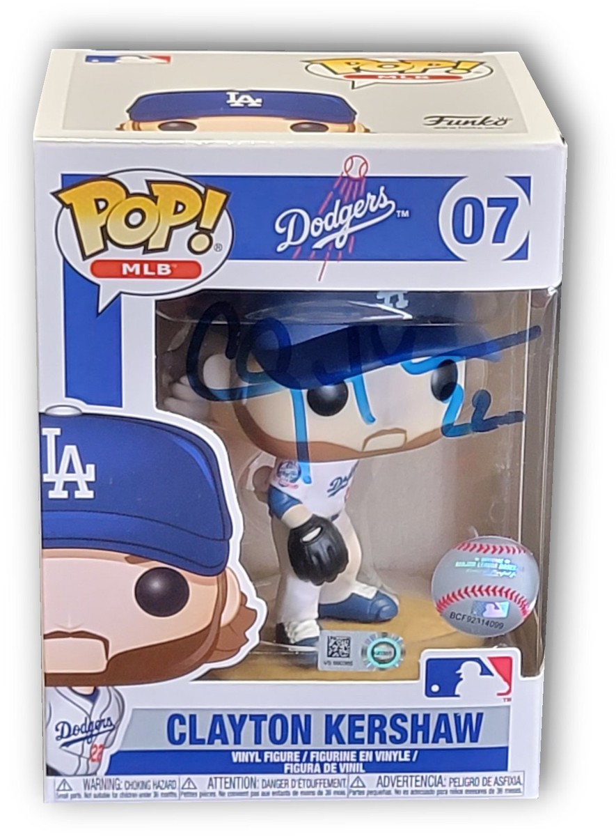 Clayton Kershaw Hand Signed Authentic Dodgers Funko Pop 2020