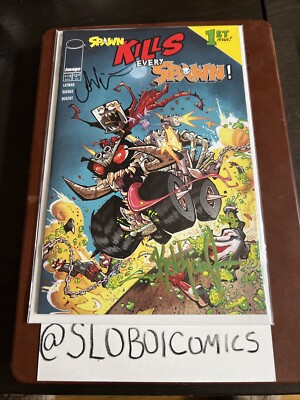 Spawn Kills Every Spawn #1 Duenas Dual Signed With Certificate of ...