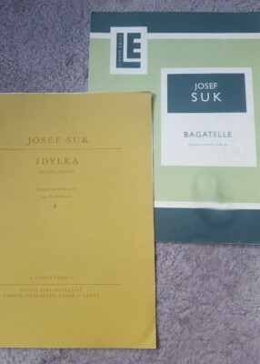 Josef Suk:Bagatelle und Idylka für Violine und Klavier Noten