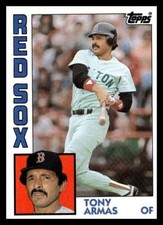 1984 Topps #105 Tony Armas Boston Red Sox Baseball Card