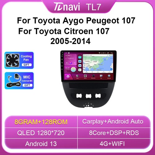 Vente en gros Autoradio pour Peugeot 107 Toyota Aygo Citroen C1 2005-2014 Stéréo Lecteur GPS