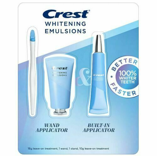 Crest Whitening Emulsions Teeth Whitening Treatment Kit Expiration: 12/31/2022