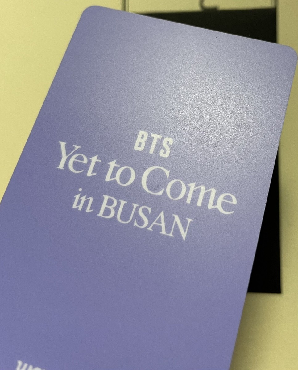 Official BTS Yet to Come in Busan Concert V Taehyung Lucky Draw