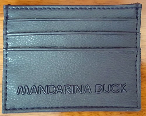 PORTA CARTE DI CREDITO MANDARINA DUCK FINTA PELLE BLU SCURO | eBay