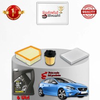 Set Service 3 Filter Und ÖL Volvo V40 Ii 2.0 T2 90KW 122CV Von 2015->