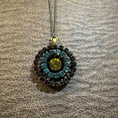 Pilgrim Jewellery Swarovski Crystal Copper Necklace