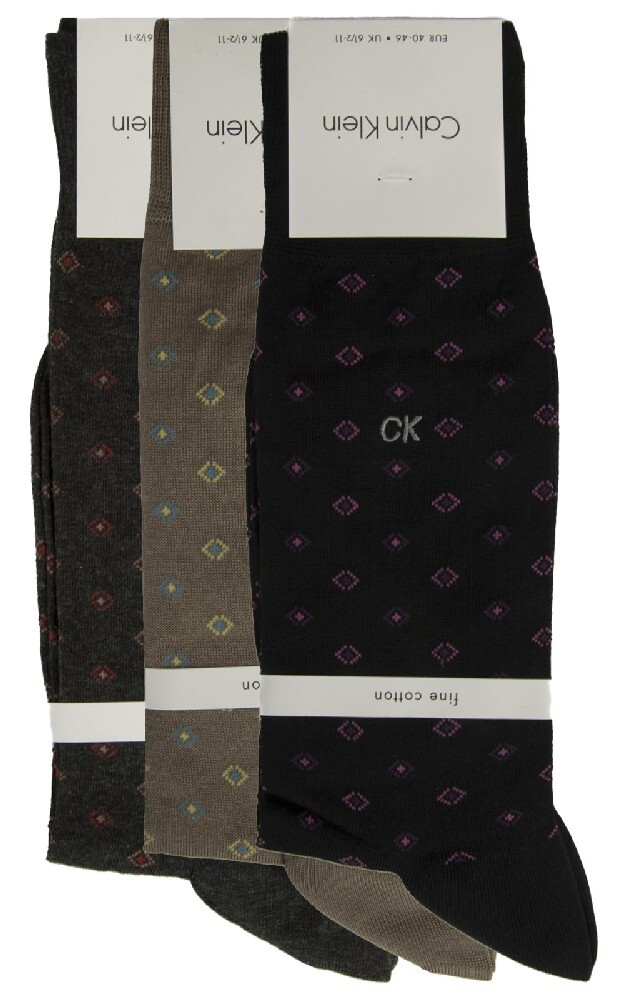 Calcetines de hombre 3 pares de calcetines de algodón de tronco bajo Artículo CK