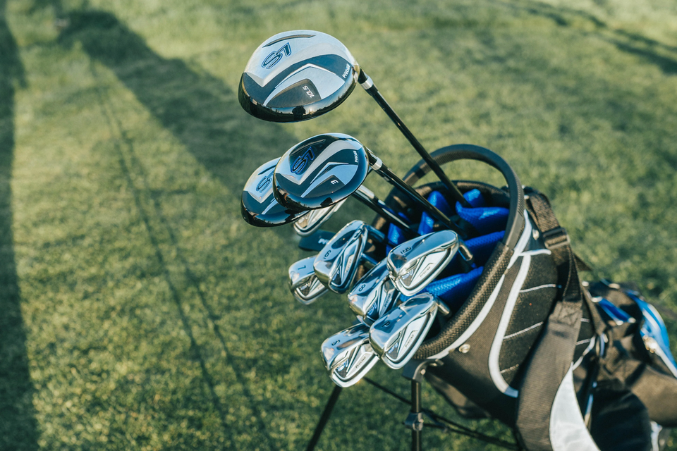 Precise S7 Men's Complete 18 Piece Golf Club Package Set 2 Colors & 2