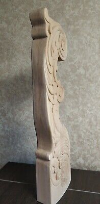 Buy Carved Baluster Statue Newel Post Wooden Stairs Oak Decor  Decorative Element.