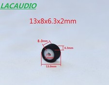 4PCS Pinch roller for Sony TC-WR565 Cassette Decks Tape 13 x 8.0 x 2.0 mm