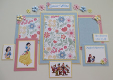 Disney Premade Scrapbook Page/Mat Set - Snow White 15 pcs. 19