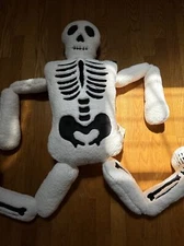 Storehouse Oversized Skeleton Pillow Halloween 30” X 60” NWT In Hand