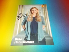 Birte Hanusrichter film signed autograph autograph on autograph card