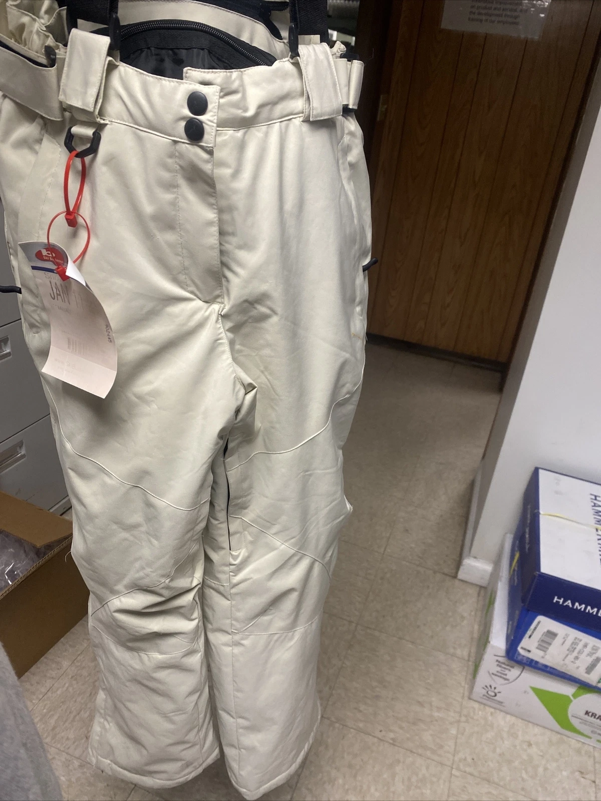 New Riviyele beige snow pants, Snowboarding/Skiing/Hiking, S
