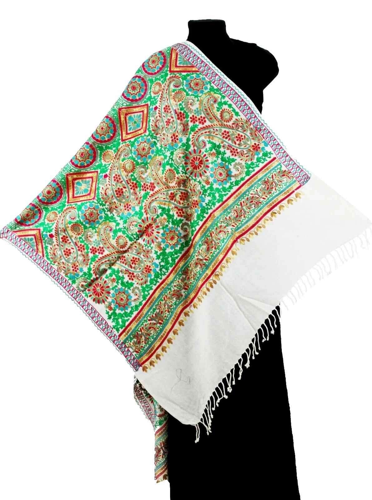 Bufandas y estolas blanco de lana para Mujeres