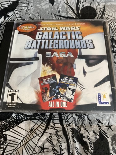 Jeu PC rétro Star Wars Galactic Battlegrounds très bon état - Jeux vidéo