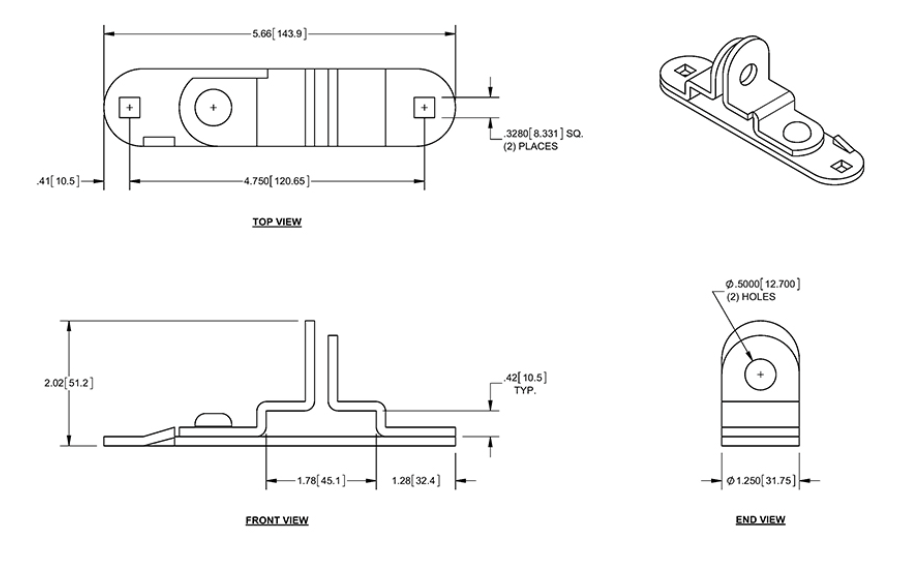 Trailer Hasp Cam Bar Holder Lock Keeper Cam Action Lock Mechanism Cargo